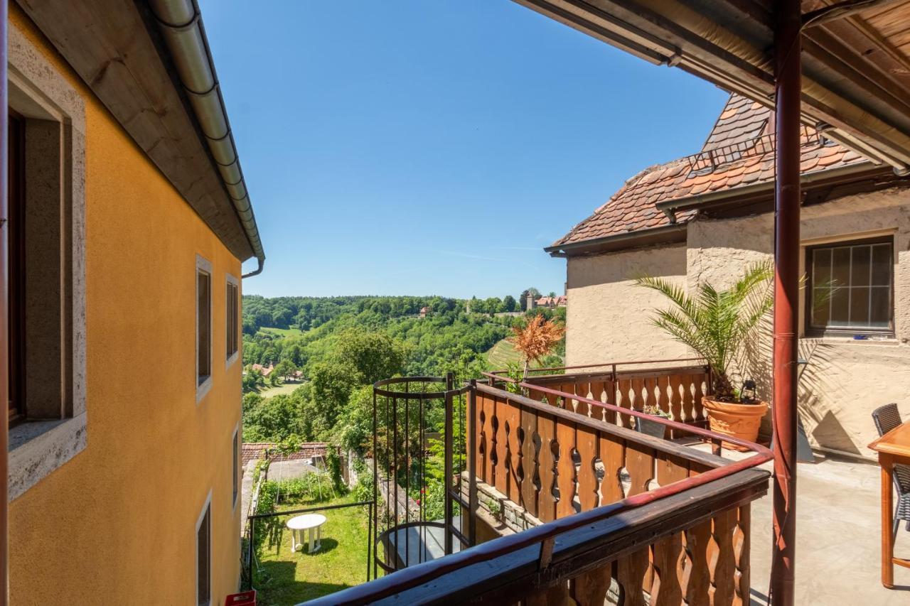 Hotel Am Siebersturm โรเทนบวร์ก อ็อบ แดร์เทาเบอร์ ภายนอก รูปภาพ