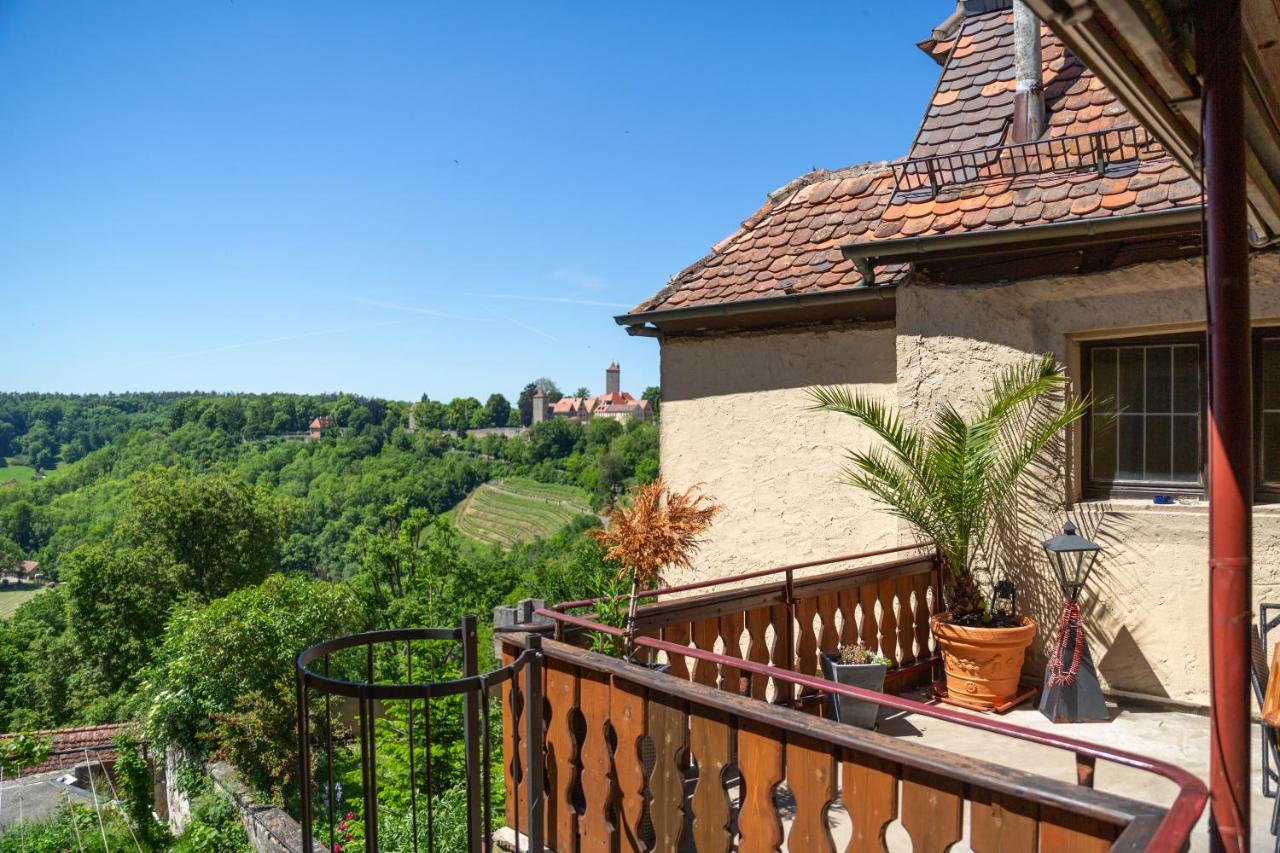Hotel Am Siebersturm โรเทนบวร์ก อ็อบ แดร์เทาเบอร์ ภายนอก รูปภาพ