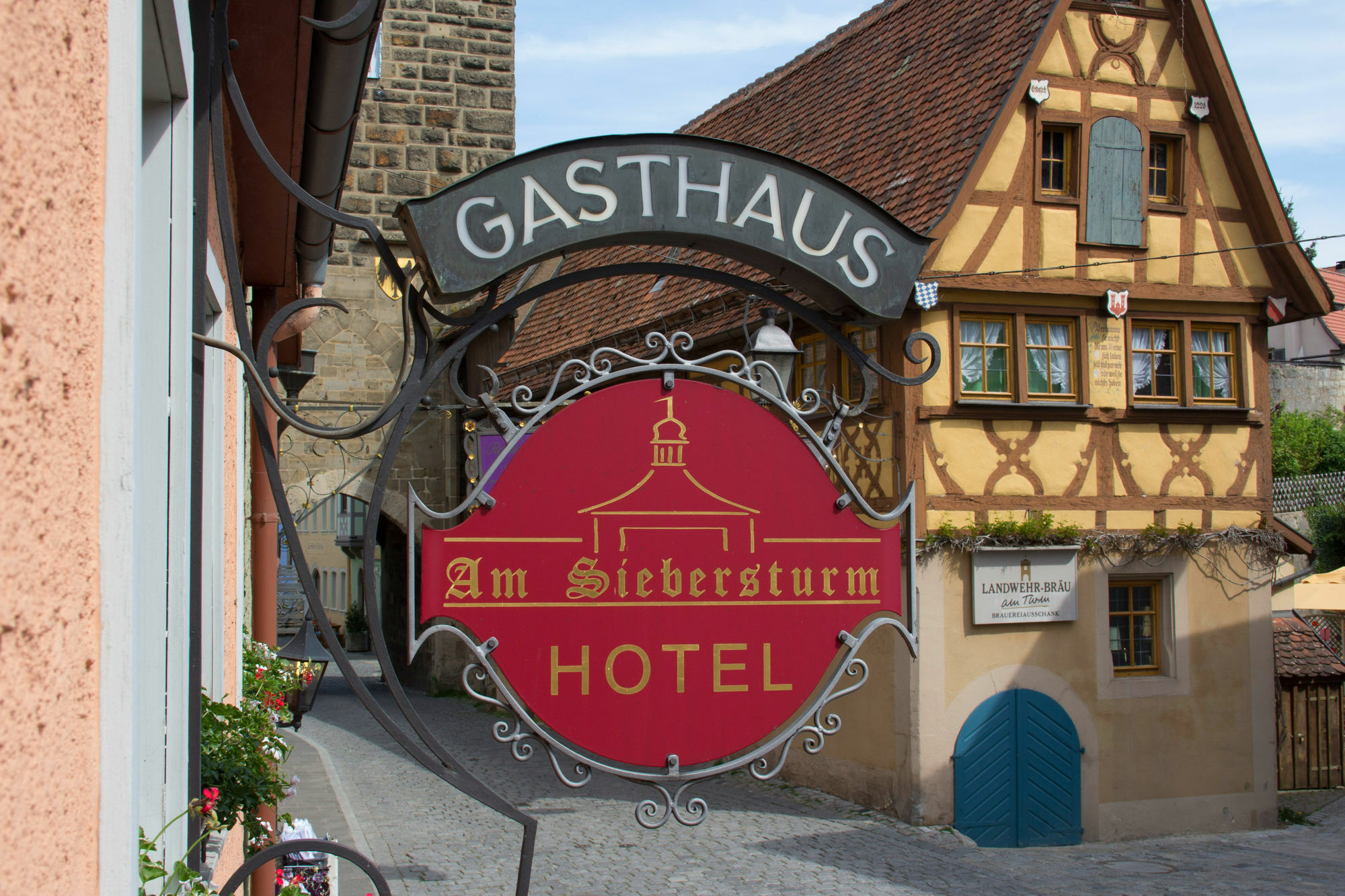 Hotel Am Siebersturm โรเทนบวร์ก อ็อบ แดร์เทาเบอร์ ภายนอก รูปภาพ